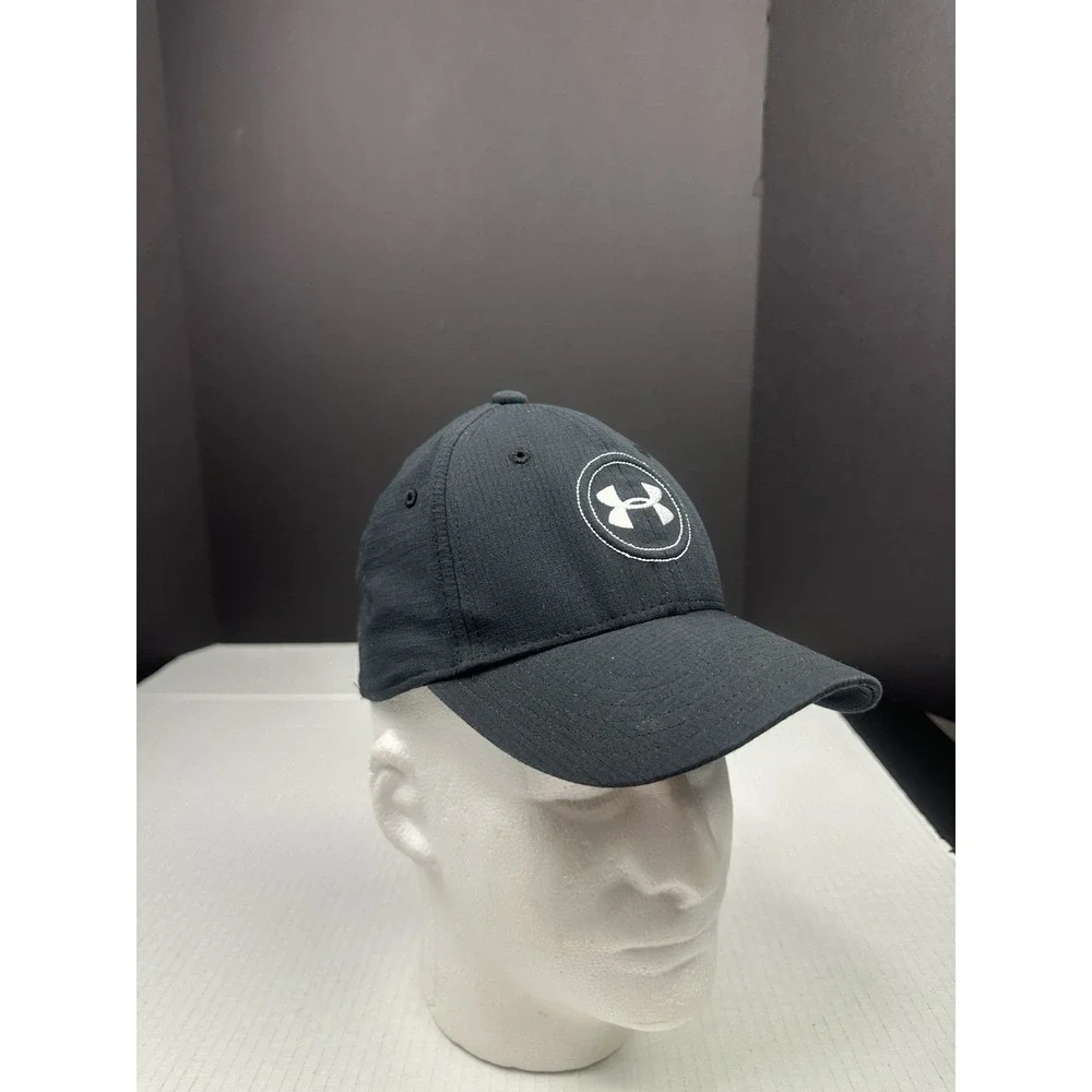 Under Armour Golf Hat Youth Small Medium Black Golf Casual Boys